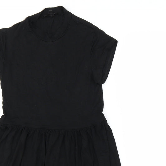 Missguided Womens Black A-Line Size 8