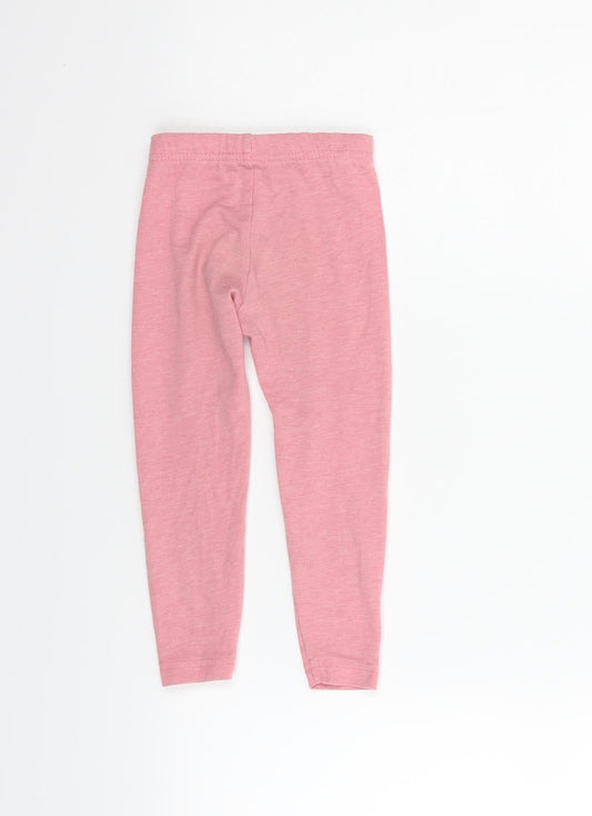 young diviension Girls Pink Jegging Trousers Size 2 Years