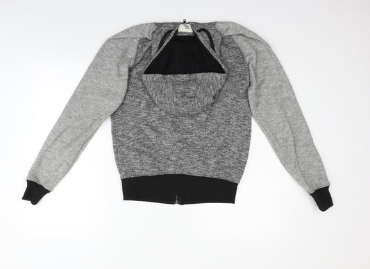 Cedar Wood State Womens Grey Full Zip Jumper Size XS