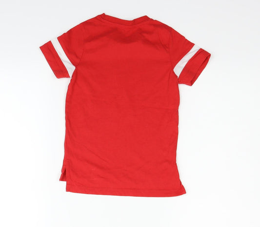 Nutmeg Girls Red Basic T-Shirt Size 4-5 Years