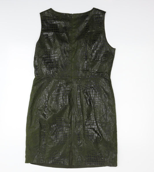Selene Womens Green Fit & Flare Size L