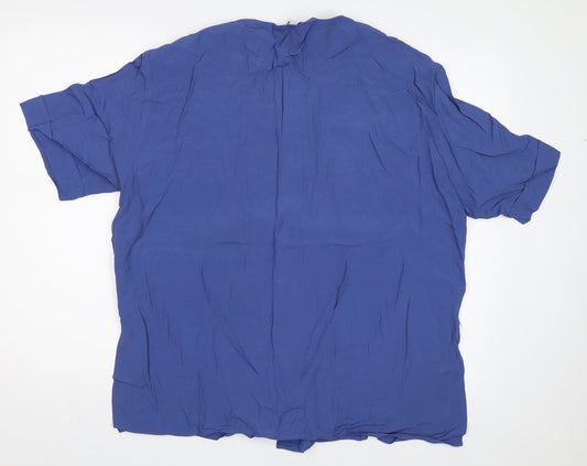 Gerry Weber Womens Blue Basic Button-Up Size 42