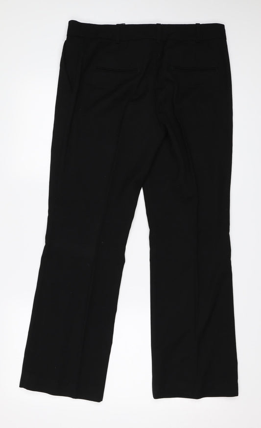 NEXT Womens Black Trousers Size 12 L29 in