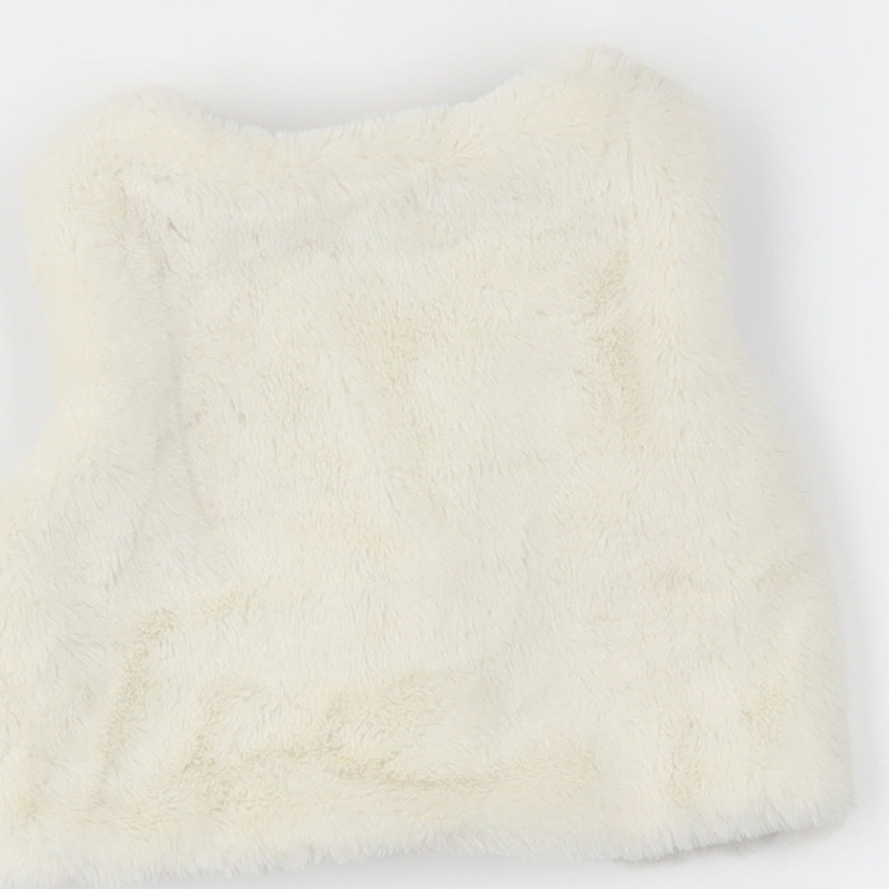 TU Girls Ivory Gilet Waistcoat Size 9-12 Months