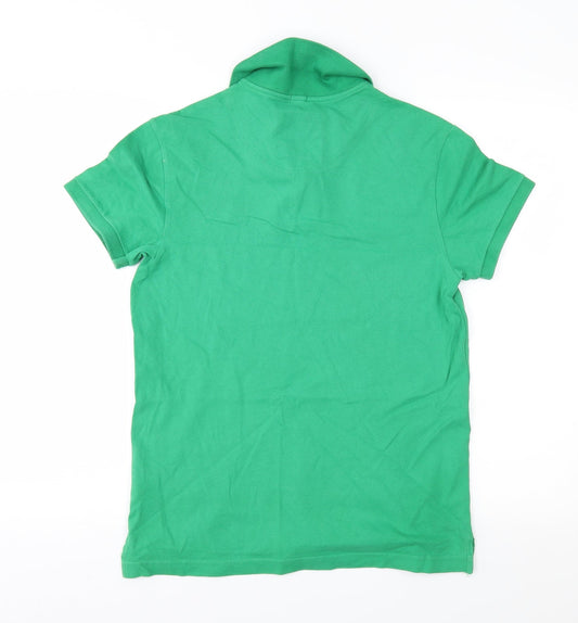 Hollister Mens Green Polo Size XS