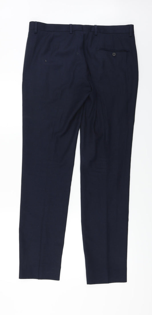 Preworn Mens Blue Trousers Size 34 in L29 in