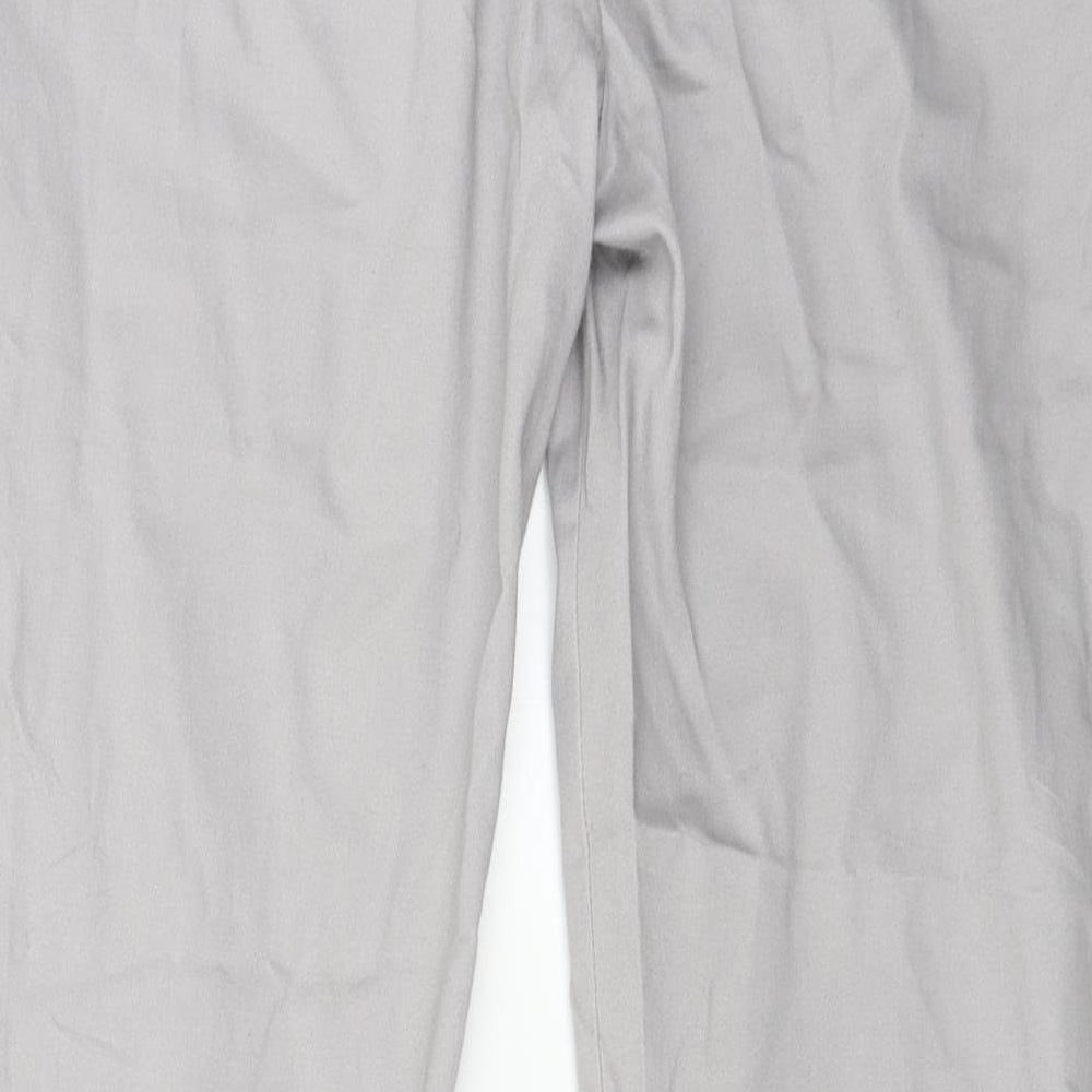 Dorothy Perkins Womens Grey Trousers Size 10 L24 in