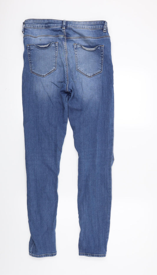 ASOS Womens Blue Denim Skinny Jeans Size 28 in L30 in