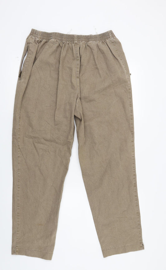 Alica Womens Brown Denim Jegging Jeans Size 33 in L26 in