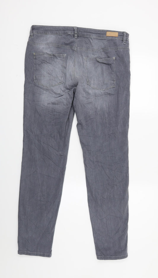 Esprit Womens Grey Denim Skinny Jeans Size 34 in L30 in