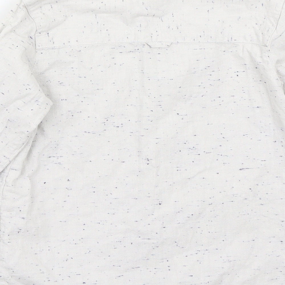 Mini Club Boys White Basic Button-Up Size 3-4 Years