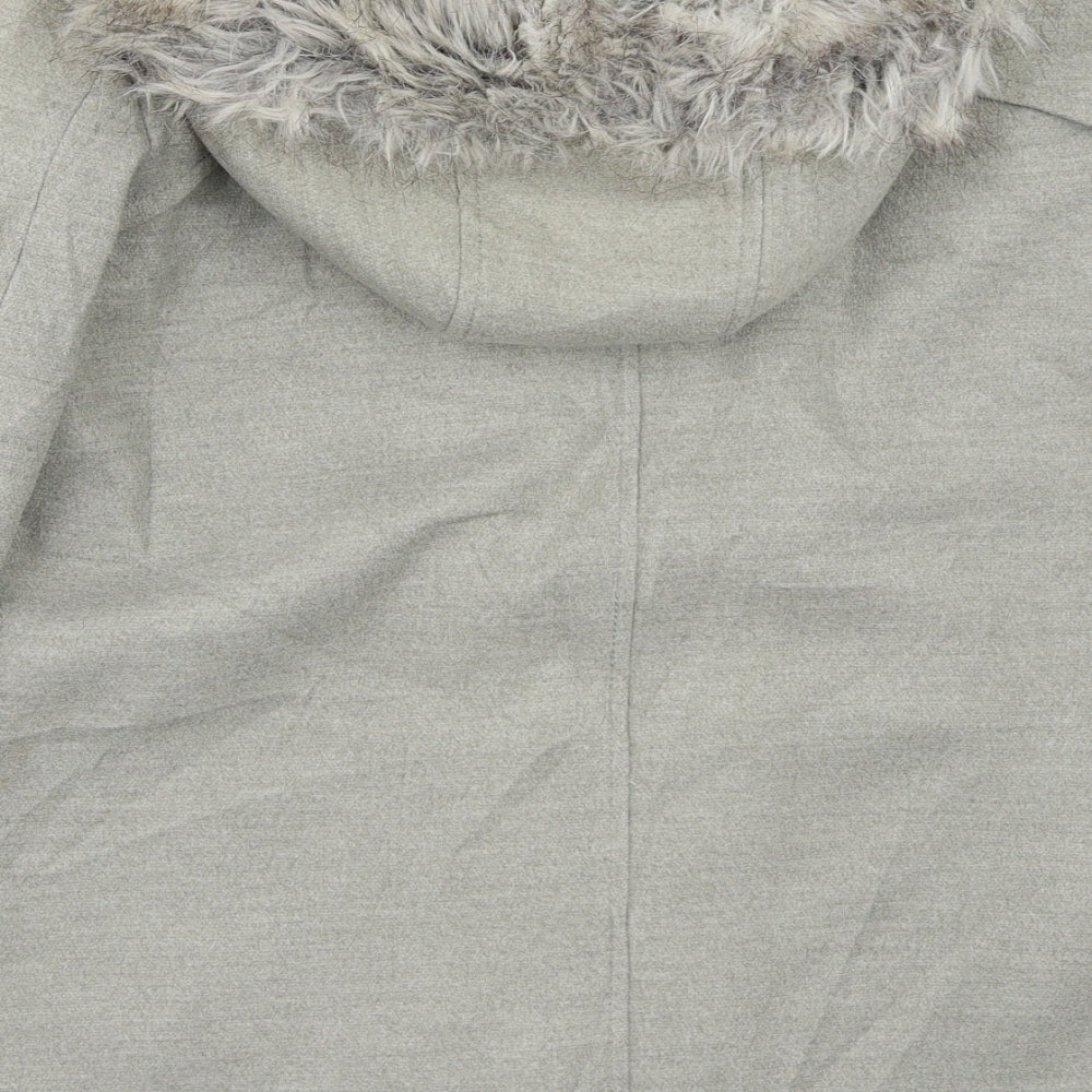 Newlook Womens Grey Jacket Coat Size 12