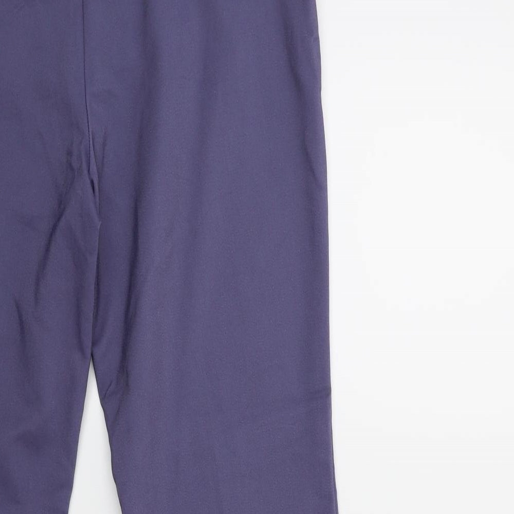 Papaya Womens Blue Trousers Size 12 L27 in