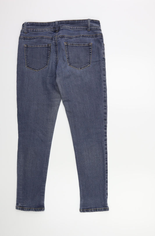 Preworn Womens Blue Denim Skinny Jeans Size 30 in L27 in