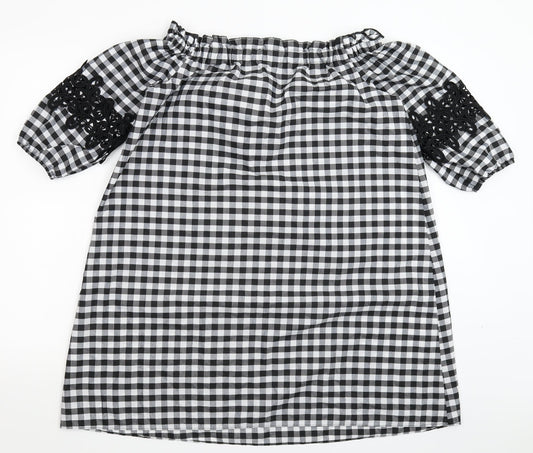 River Island Womens Multicoloured Check Shirt Dress Size 8