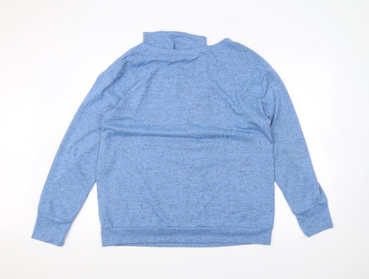 Preworn Womens Blue Jacket Coatigan Size L