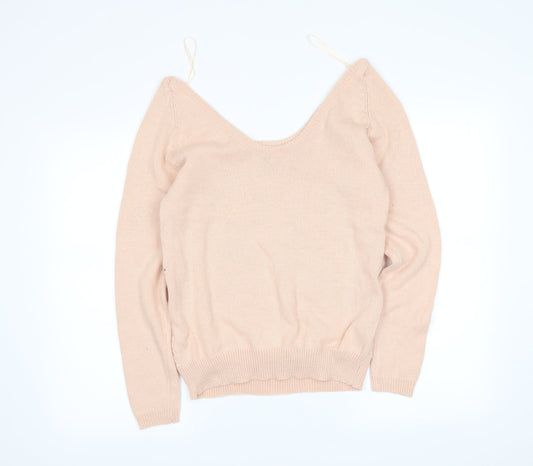newlook Womens Pink Pullover Jumper Size 14