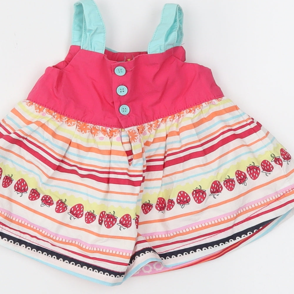 George Boys Pink Striped Trapeze & Swing Size Newborn