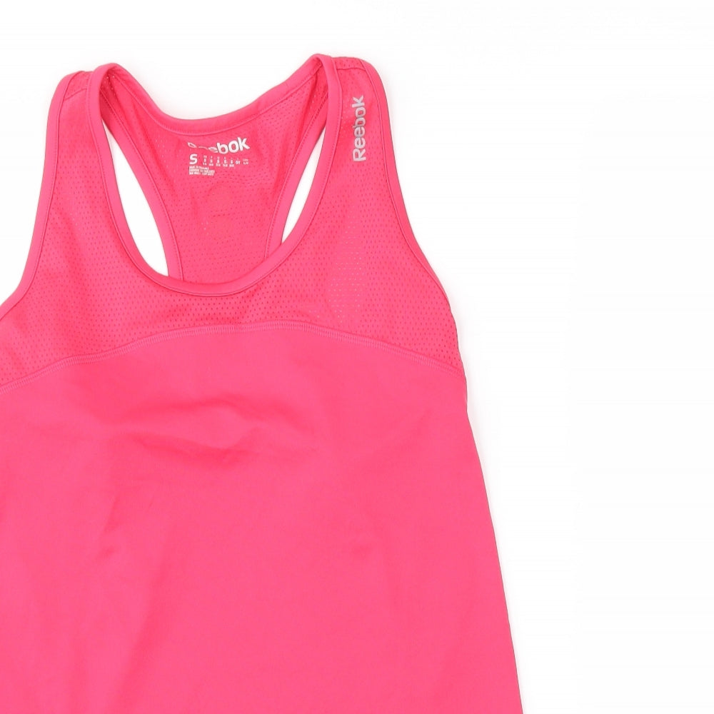 Reebok Womens Pink Basic Tank Size S