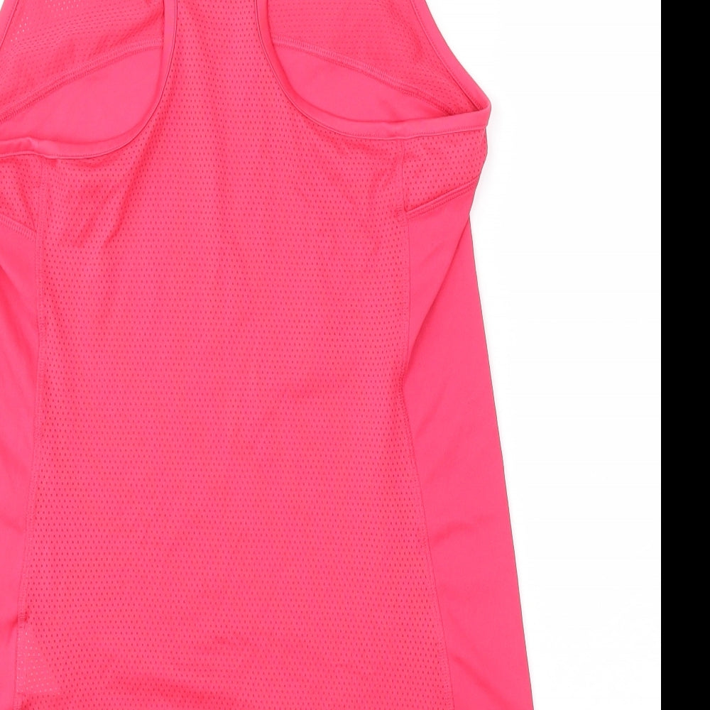 Reebok Womens Pink Basic Tank Size S