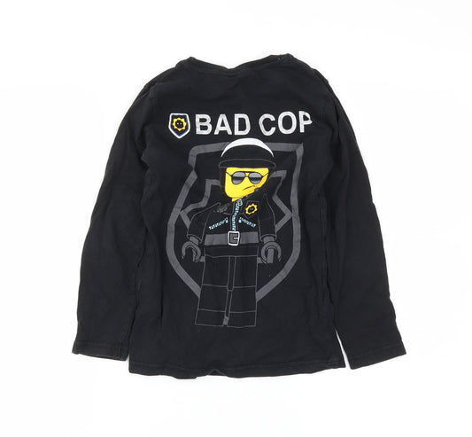 Duck & Dodge Girls Black Basic T-Shirt Size 7-8 Years