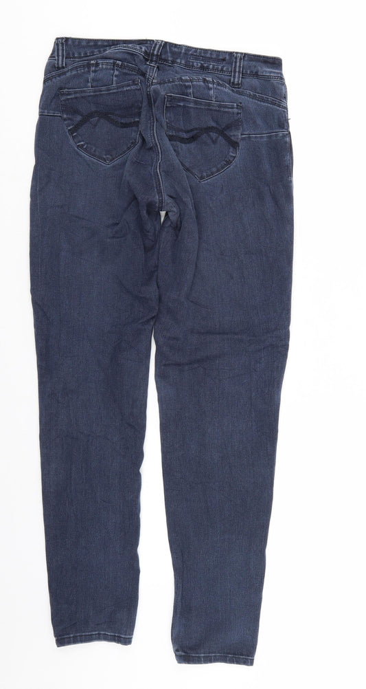 Hot Kiss Womens Blue Denim Skinny Jeans Size 10 L29 in