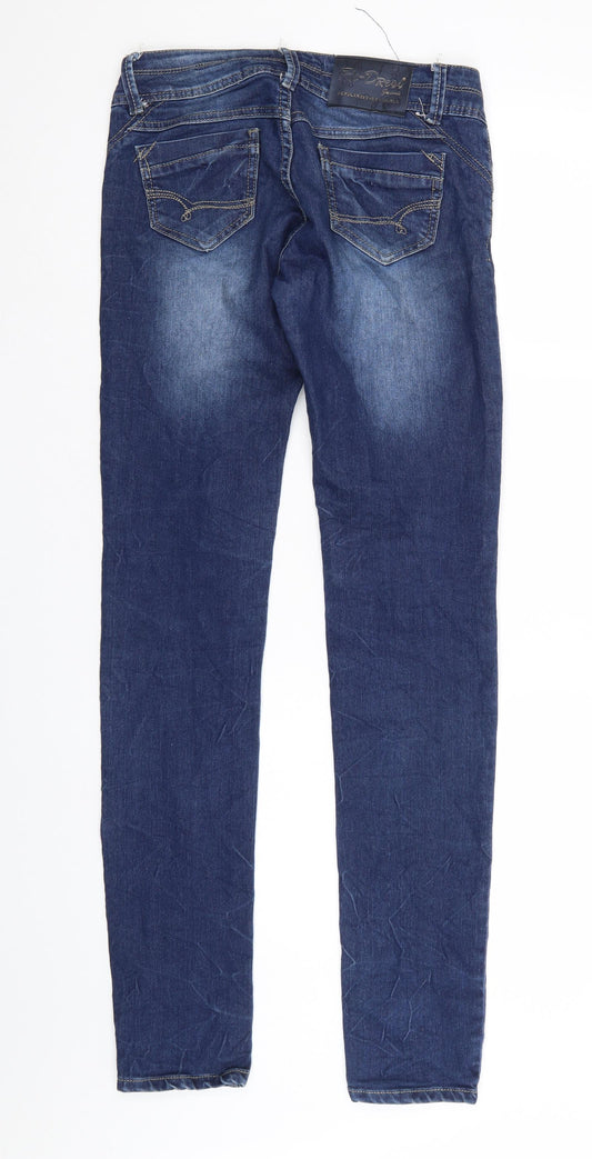 Re Dress Womens Blue Denim Straight Jeans Size 27 in L30 in