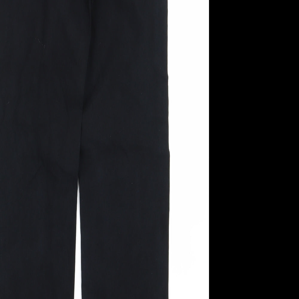 George Girls Black Cropped Trousers Size 13 Years