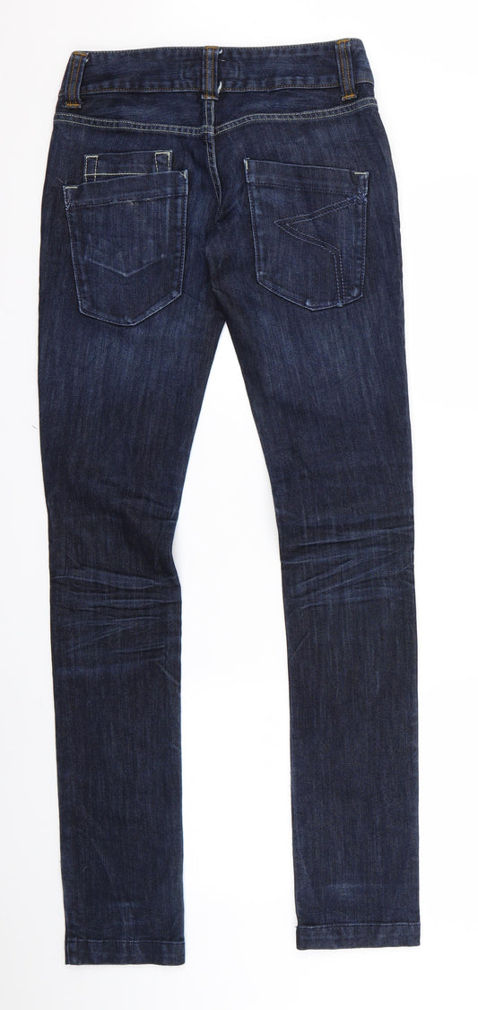 Preworn Womens Blue Skinny Jeans Size 26 L31 in