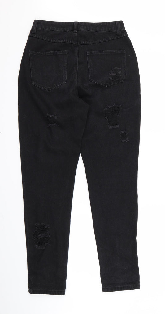 misguided Womens Black Skinny Jeans Size 8 L26 in