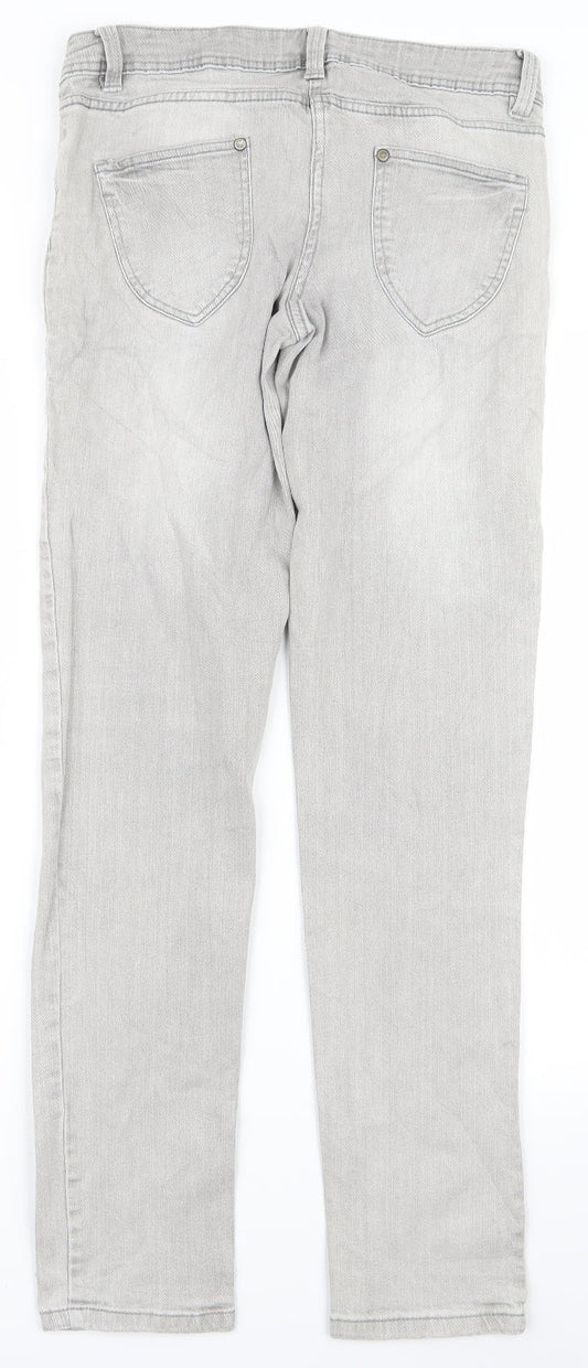 bluemotion Womens Grey Trousers Size 36 L28 in