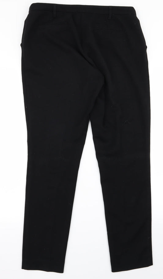 Preworn Womens Black Trousers Size 32 L28 in