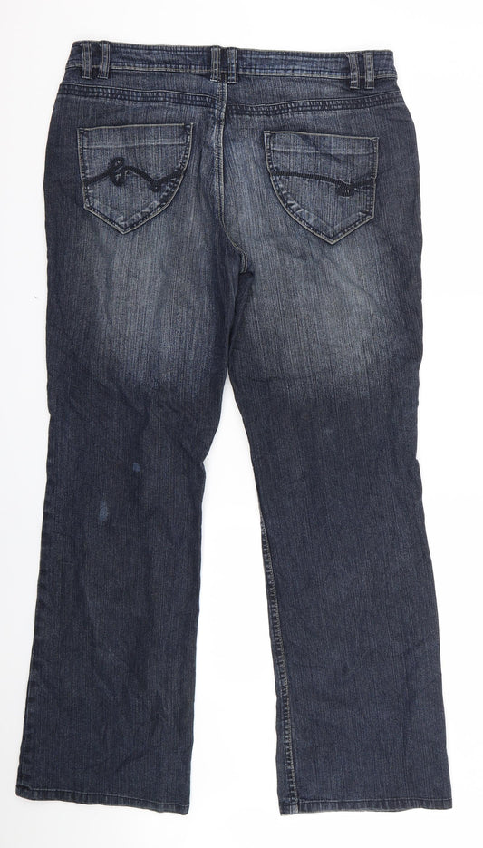 Yessica Womens Beige Bootcut Jeans Size 40 L29 in
