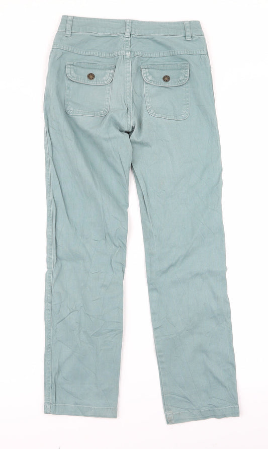 preorn Girls Green Batik Skinny Jeans Size 10 Years