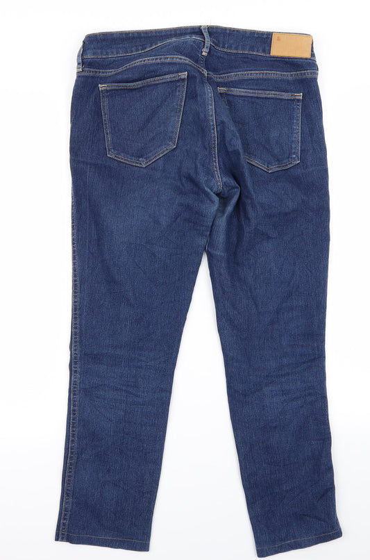 Preworn Womens Blue Bootcut Jeans Size 29 L32 in