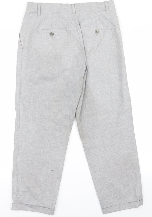 Preworn Womens Grey Trousers Size 30 L20 in