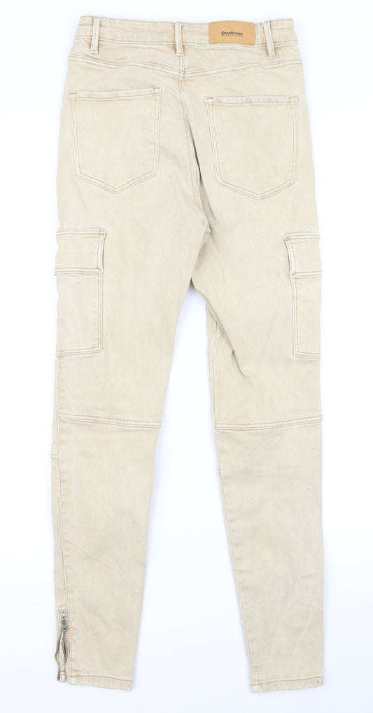 Preworn Womens Beige Snow Pants Trousers Size 6 L26 in