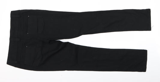 vero moda Womens Black Trousers Size 38 L30 in