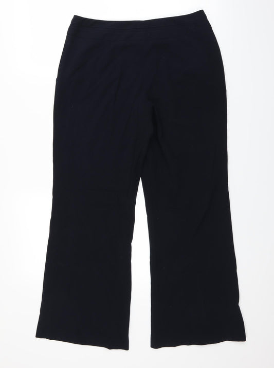 Marks and Spencer Womens Blue Trousers Size 10 L26 in