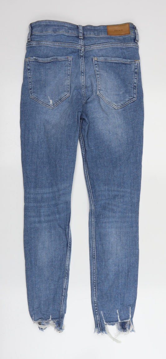 H&M Womens Blue Denim Skinny Jeans Size 27 in L25 in