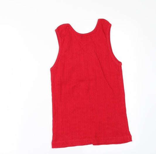 R.I.CLOTHING CO Womens Red Basic T-Shirt Size XL