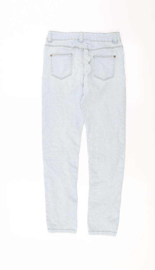Primark Girls Blue Denim Skinny Jeans Size 9-10 Years