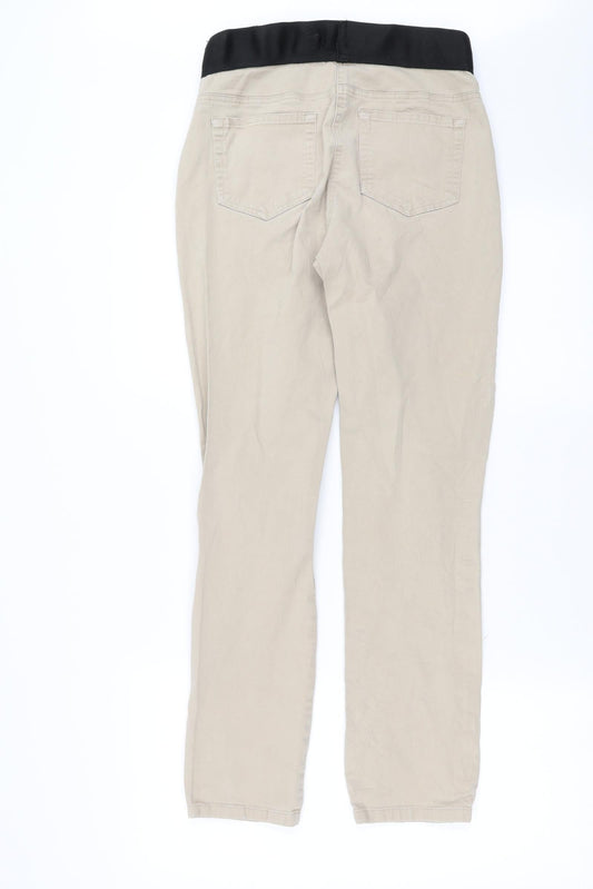 Damart Womens Beige Denim Jegging Jeans Size 10 L28 in