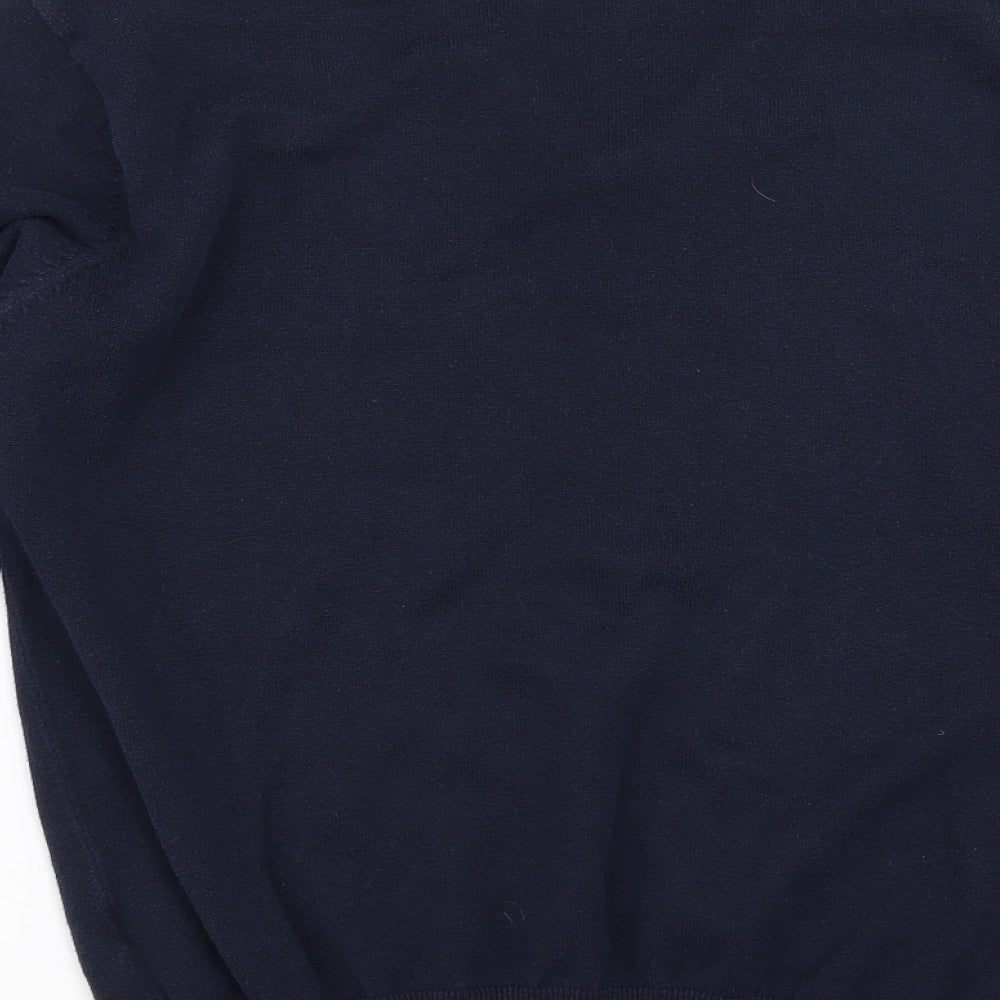Henbury Mens Blue Pullover Jumper Size L