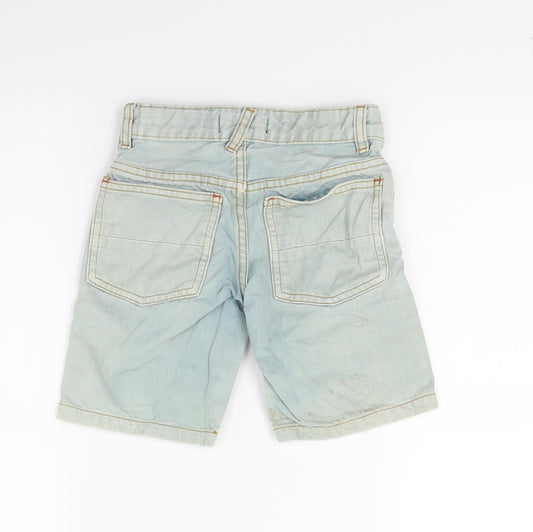 mini bowden Boys Blue Denim Chino Shorts Size 4 Years