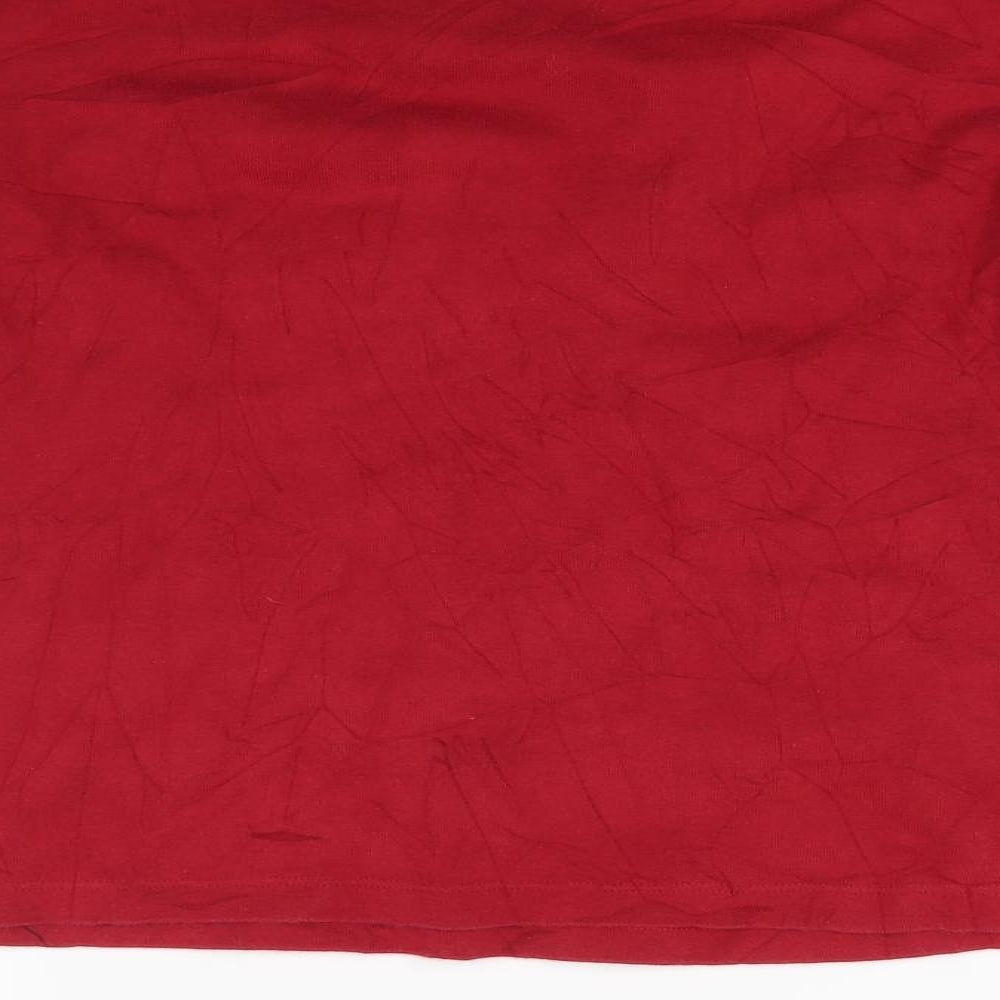 Marks and Spencer Womens Red Pullover Jumper Size 12