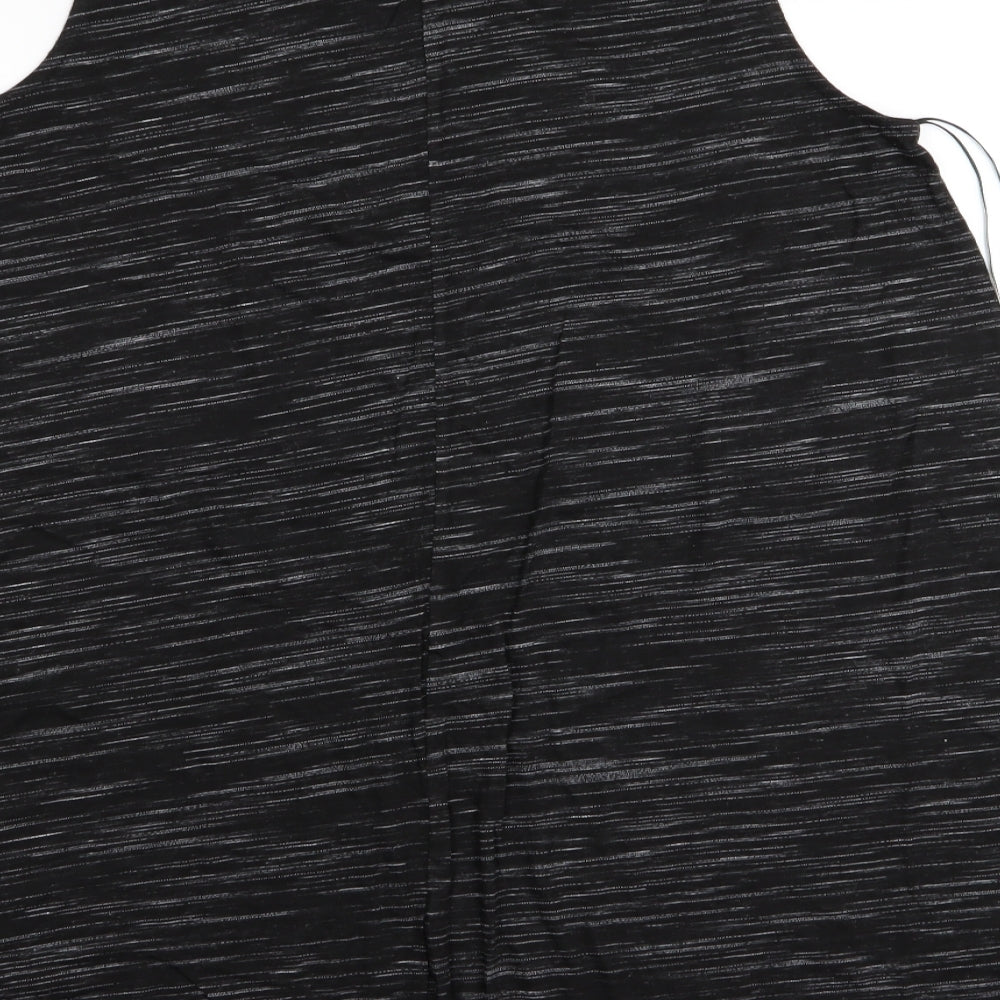Matalan Womens Black T-Shirt Dress Size M