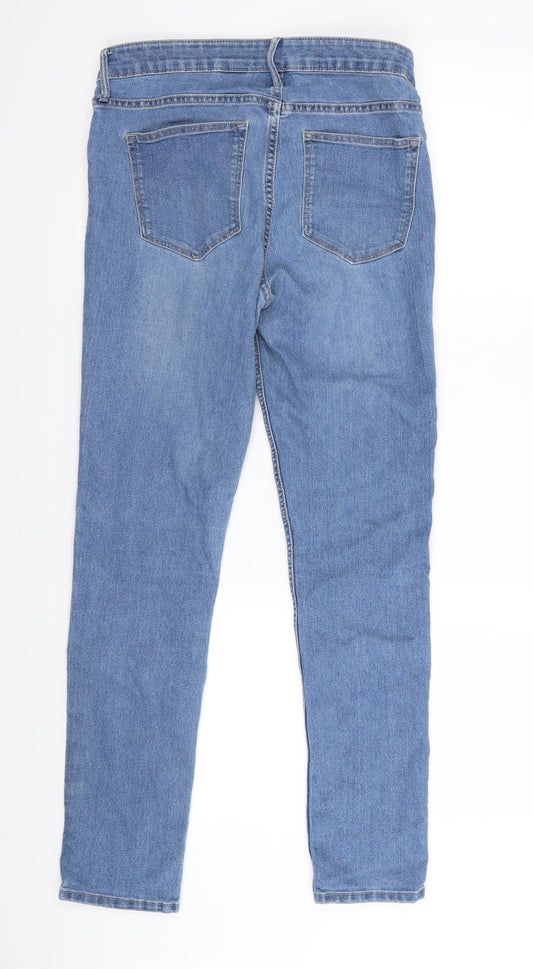 H&M Womens Blue Skinny Jeans Size 26 in L29 in