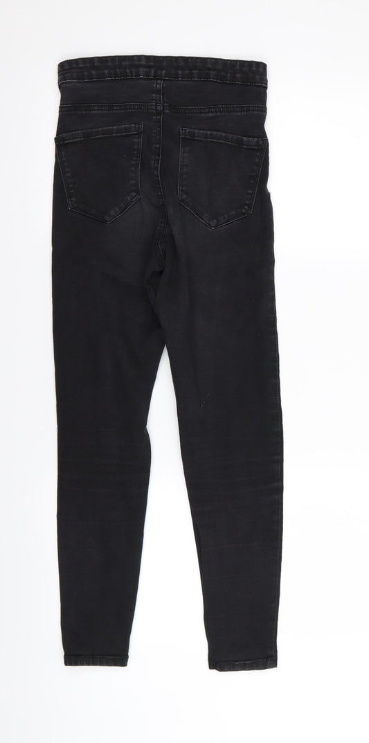 denim and co Womens Black Skinny Jeans Size 8 L25 in