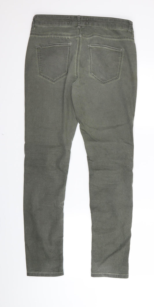 fitt original Womens Green Skinny Jeans Size 38 L29 in